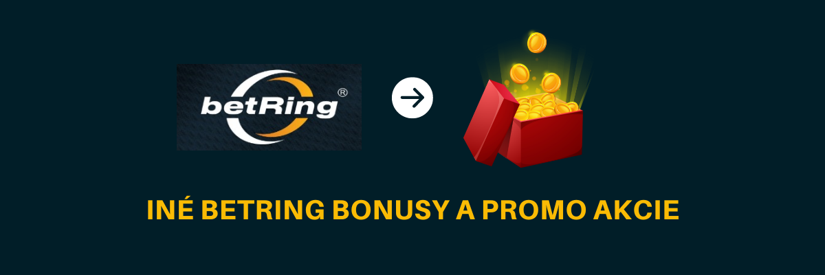 Iné BetRing bonusy a promo akcie