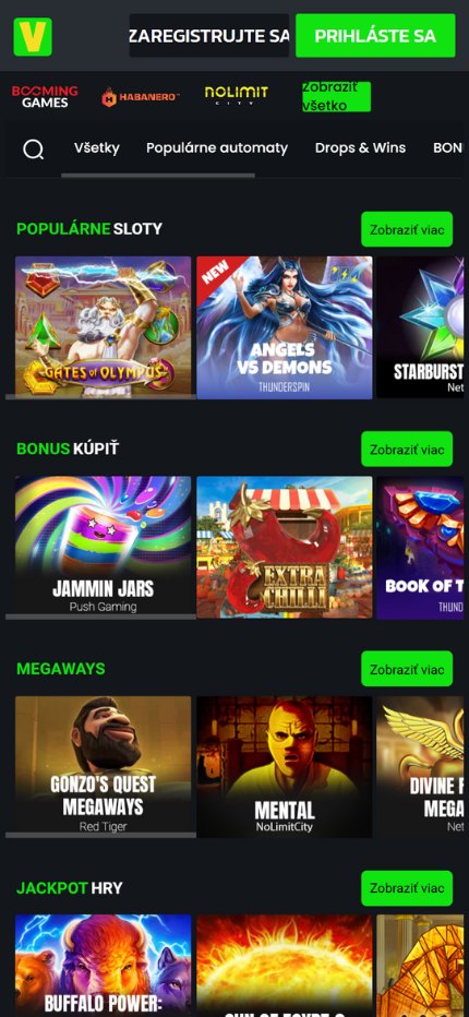 Velobet Casino Czech (mobile screen), stavkovekancelarie.tv