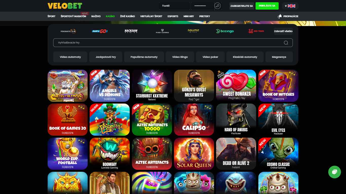 Velobet Casino Czech, stavkovekancelarie.tv